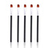 Women Makeup Brush 5Pcs Professional Black Eyebrow Inclined Flat Angled Brush Makeup Tool Wooden Pole Eyeliner