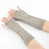 Women Vintage Gloves Hand Warmer Winter Gloves Women Arm Heart Mitten Warm Fingerless Gloves - STEVVEX Fashion - 717, autumn gloves, brown gloves, colorful gloves, comfortable gloves, Fingerless Gloves, glove, gloves, long gloves, long winter gloves, modern gloves, red gloves, stylish gloves, warm gloves, winter gloves, women gloves - Stevvex.com