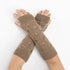 Women Vintage Gloves Hand Warmer Winter Gloves Women Arm Heart Mitten Warm Fingerless Gloves - STEVVEX Fashion - 717, autumn gloves, brown gloves, colorful gloves, comfortable gloves, Fingerless Gloves, glove, gloves, long gloves, long winter gloves, modern gloves, red gloves, stylish gloves, warm gloves, winter gloves, women gloves - Stevvex.com
