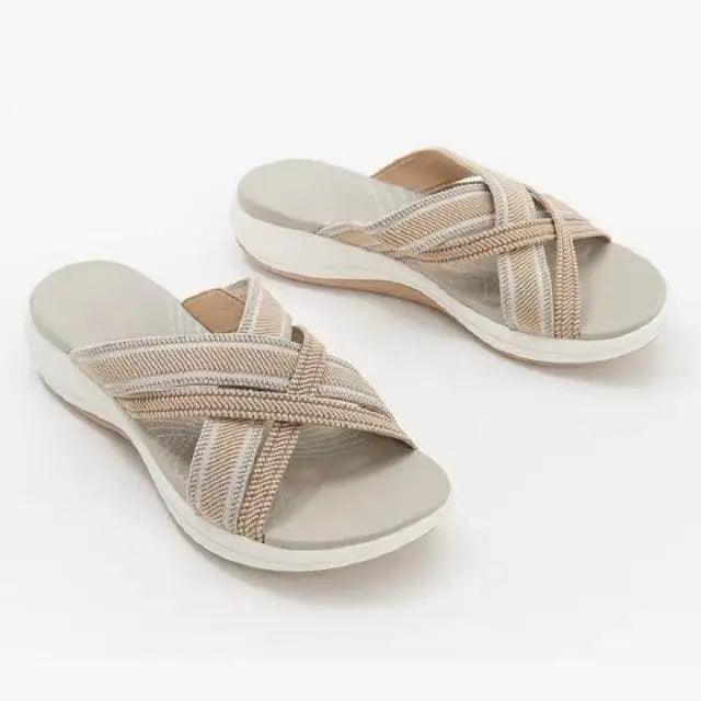 Womens New Summer Retro Sandals Flat Casual Elegant Soft Modern Beach Sandals - ALLURELATION - 502, Beach Sandals, Bedge Sandals, Black Sandals, Blue Womens Sandals, Casual Womens Shoes, Classic Women's Sandals, Colorful Sandals, Comfort Sandals, Cotton Fabric Sandals, Elegant Sandals, Fashion Sandals, Sandals, Shoes, Summer Sandals, Women Sandals, Women Shoes, Womens Sandals, Womens Shoes - Stevvex.com