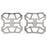 1 Pair Aluminum Alloy Bicycle Clipless Pedal Platform Adapters For Bike Pedals  Mountain Road Bike Accessories Universal Clipless  Alloy Platform Adapters Cleats Pedal