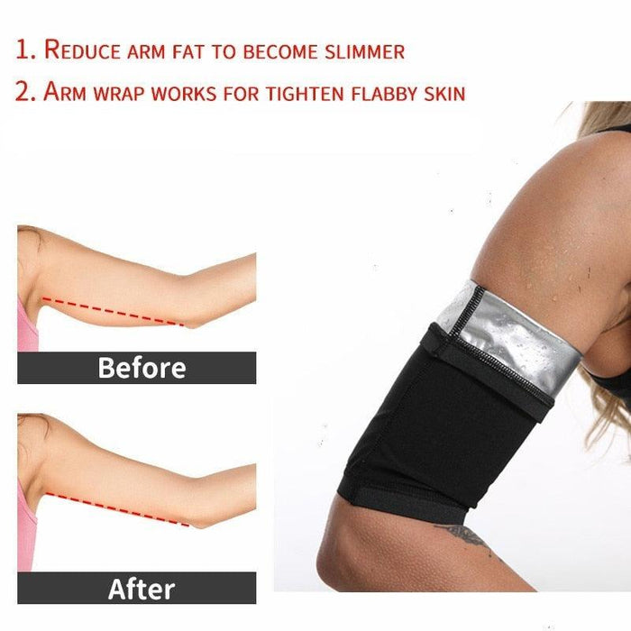 1 Pair Arm Band Women Elastic Compression Arm Shaping Sleeves Anti Cellulite Arm Shapers Cooling Compression Sleeves For Men & Women Arm Cover Protector For Basketball Sport Arm Kit
