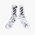 1 Pair Brand New Fashion Pure Cotton Black White Crew Unisex Socks Sports High Skateboard Blaze Street Wear Happy Long Warm Winter And Autumn Socks For Men And Women
