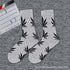 1 Pair Brand New Fashion Pure Cotton Black White Crew Unisex Socks Sports High Skateboard Blaze Street Wear Happy Long Warm Winter And Autumn Socks For Men And Women