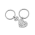 1 Pair Couple Key Chain Ring Set "I LOVE YOU" With Red Heart Keychains Originality Car Key Accessories Couples Keychain Boyfriend Girlfriend Keyring Car Key Decoration Women Men Car Keychain
