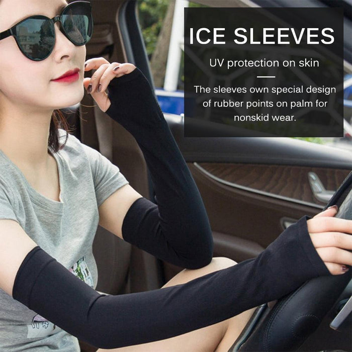 1 Pairs Arm Sleeves Warmers Sports Sleeve Sun UV Protection Hand Cover Cooling Warmer Running Fishing Cycling Sunscreen Sun Protection Arm Sleeves For Men  Women Arm Cover For Cycling Outdoor Sports