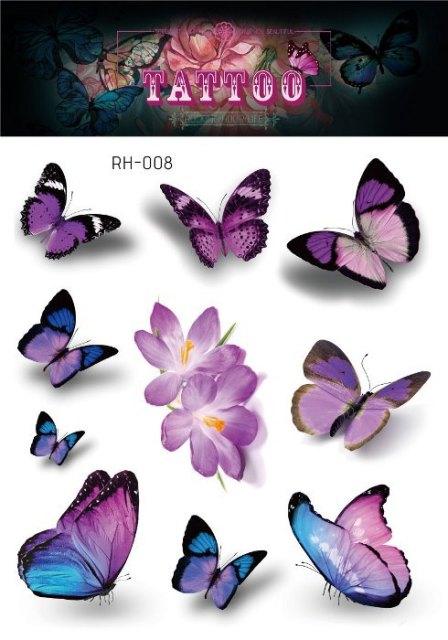 1 Pc Butterfly 3D Temporary Tattoo 52 Style Waterproof Butterfly Tattoos Stickers Temporary Colorful Design For Womens - STEVVEX Beauty - 103, 3D Tattoo, Arm Tattoo, Beauty, Black Tattoos, Body Tattoo, Boys Tattoo, Butterfly Tattoo, Fashion Tattoo, Realistic Tattoo, Small Tattoo, Tattoo, Waterproof Tattoo, Women Tattoo, Womens Tattoo - Stevvex.com