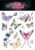 1 Pc Butterfly 3D Temporary Tattoo 52 Style Waterproof Butterfly Tattoos Stickers Temporary Colorful Design For Womens - STEVVEX Beauty - 103, 3D Tattoo, Arm Tattoo, Beauty, Black Tattoos, Body Tattoo, Boys Tattoo, Butterfly Tattoo, Fashion Tattoo, Realistic Tattoo, Small Tattoo, Tattoo, Waterproof Tattoo, Women Tattoo, Womens Tattoo - Stevvex.com