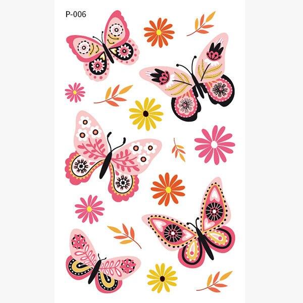 1 Pc Butterfly 3D Temporary Tattoo 52 Style Waterproof Butterfly Tattoos Stickers Temporary Colorful Design For Womens - STEVVEX Beauty - 103, 3D Tattoo, Arm Tattoo, Beauty, Black Tattoos, Body Tattoo, Boys Tattoo, Butterfly Tattoo, Fashion Tattoo, Realistic Tattoo, Small Tattoo, Tattoo, Waterproof Tattoo, Women Tattoo, Womens Tattoo - Stevvex.com