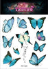 1 Pc Butterfly 3D Temporary Tattoo 52 Style Waterproof Butterfly Tattoos Stickers Temporary Colorful Design For Womens - STEVVEX Beauty - 103, 3D Tattoo, Arm Tattoo, Beauty, Black Tattoos, Body Tattoo, Boys Tattoo, Butterfly Tattoo, Fashion Tattoo, Realistic Tattoo, Small Tattoo, Tattoo, Waterproof Tattoo, Women Tattoo, Womens Tattoo - Stevvex.com