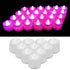 1 PC Creative LED Candle Fake Candles with Moving Flame Outdoor Flickering Flameless Electric Candle Light Multicolor Lamp Simulation Color Flame Tea Light Home Wedding Birthday Decoration