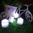 1 PC Creative LED Candle Fake Candles with Moving Flame Outdoor Flickering Flameless Electric Candle Light Multicolor Lamp Simulation Color Flame Tea Light Home Wedding Birthday Decoration