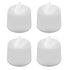 1 PC Creative LED Candle Fake Candles with Moving Flame Outdoor Flickering Flameless Electric Candle Light Multicolor Lamp Simulation Color Flame Tea Light Home Wedding Birthday Decoration