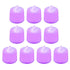 1 PC Creative LED Candle Fake Candles with Moving Flame Outdoor Flickering Flameless Electric Candle Light Multicolor Lamp Simulation Color Flame Tea Light Home Wedding Birthday Decoration