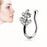 1 Pcs butterfly Non Pierced Without Hole Nose Ring Clip On Nose Hoop Ring  Stainless Steel Non-Piercing Fake Piercings Ear Cuff Tragus Earrings Cartilage Stainless Steel Ear Cuff Tiny Nose Rings Non Piercing Clip on Cartilage Earrings for Men Women
