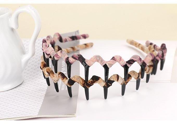 1 pcs Fashion Women Unisex Spring Wavy Hair Band Unisex Hairband for Men Women Sport Hair Hoop Non-slip Headwear Hair Accessories for Men And Women