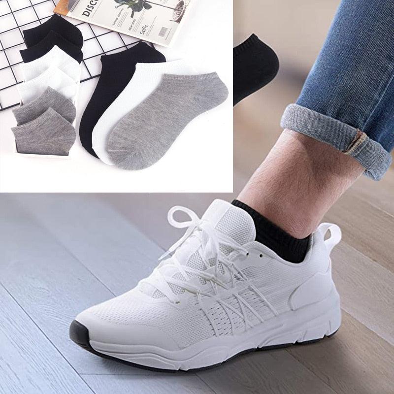 10 Pairs Breathable No Show Sports Socks Solid Color Boat Socks Comfortable Cotton Ankle Socks For Men And Women - ALLURELATION - 500, adult socks, ankle socks, Anti slip socks, basketball socks, bike socks, black and white socks, boat socks, breathable socks, casual socks, comfortable socks, cotton socks, cute socks, invisible socks, no show socks, Socks, socks for girls, socks for men, socks for women, socks outdoor socks - Stevvex.com