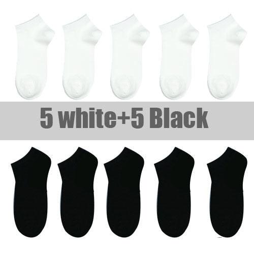 10 Pairs Breathable No Show Sports Socks Solid Color Boat Socks Comfortable Cotton Ankle Socks For Men And Women - ALLURELATION - 500, adult socks, ankle socks, Anti slip socks, basketball socks, bike socks, black and white socks, boat socks, breathable socks, casual socks, comfortable socks, cotton socks, cute socks, invisible socks, no show socks, Socks, socks for girls, socks for men, socks for women, socks outdoor socks - Stevvex.com