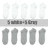 10 Pairs Breathable No Show Sports Socks Solid Color Boat Socks Comfortable Cotton Ankle Socks For Men And Women - ALLURELATION - 500, adult socks, ankle socks, Anti slip socks, basketball socks, bike socks, black and white socks, boat socks, breathable socks, casual socks, comfortable socks, cotton socks, cute socks, invisible socks, no show socks, Socks, socks for girls, socks for men, socks for women, socks outdoor socks - Stevvex.com
