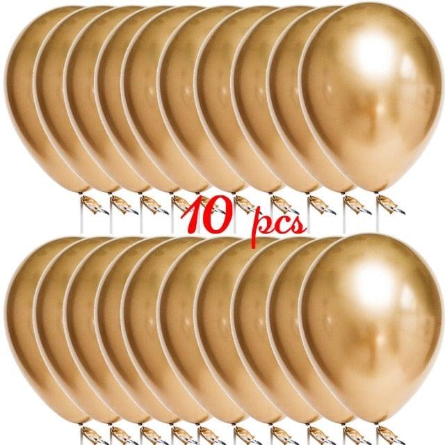 10/20 Star Metallic Confetti Latex Transparent 12inch Balloons For Baby Shower Birthday Party Wedding Decoration - STEVVEX Balloons - 10/20 pcs balloons, 90, anniversery balloons, attractive balloons, attractive party balloons, attractive white gold balloons, baby shower, baby shower balloons, balloon, balloons, birtday balloons, latex gold balloons, party balloons, transparent gold balloons - Stevvex.com