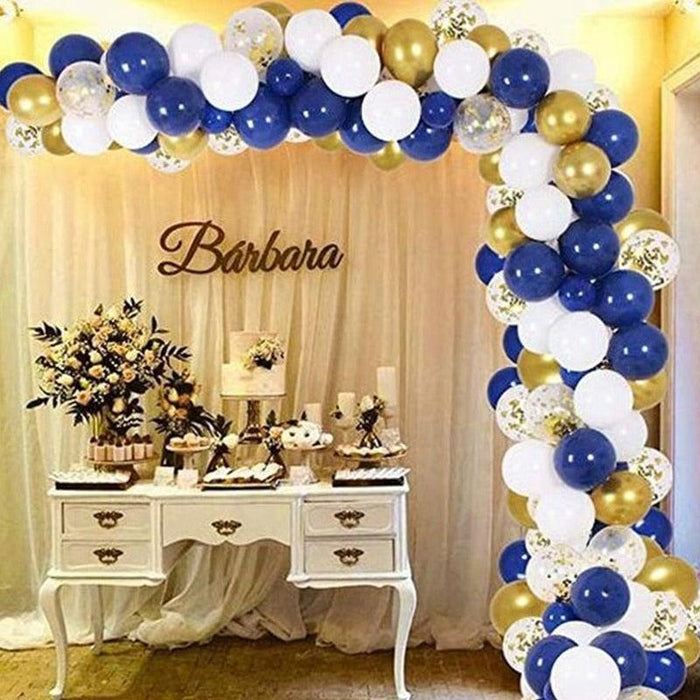 102pcs New Retro Color Navy Blue Birthday Ballons Arch Garland Kit For Baby Shower Wedding Party For Decoration Ballons for Wedding Birthday And Party