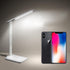 10W LED Desk Lamp with phone Wireless Charger, USB Charging Port, Dimmable Eye-Caring Office Lamp for Work,  Folding Design Decorative Table Lamp Cute Study Lamps for Bedroom Décor