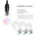 110V 220V E27 RGB LED Bulb Lights 5W 10W 15W RGB Lampada Changeable Colorful RGBW LED Lamp With IR Remote Control+Memory Mode RGB LED Light Bulbs, 10W LED Color Changing Light Bulb with Remote Control