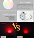 110V 220V E27 RGB LED Bulb Lights 5W 10W 15W RGB Lampada Changeable Colorful RGBW LED Lamp With IR Remote Control+Memory Mode RGB LED Light Bulbs, 10W LED Color Changing Light Bulb with Remote Control