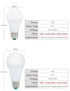 110V 220V E27 RGB LED Bulb Lights 5W 10W 15W RGB Lampada Changeable Colorful RGBW LED Lamp With IR Remote Control+Memory Mode RGB LED Light Bulbs, 10W LED Color Changing Light Bulb with Remote Control