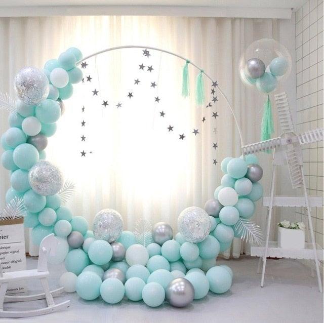 119 pcs Pastel Pink Garland Arch Latex Balloon Kit For Party Decoration Wedding Birthday Baby Shower Bridal Shower Girla nd Boy Biethday Ballons Party Decoration in Luxury Design