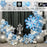 132pcs Double Layer Snowflake Balloons Garland Arch Kit For Girl Birthday Baby Shower Wedding Christmas Party Decoration Boy Birthday Party Decoration