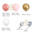 135 pcs Rosewood Blush Pink And Gold Balloons For Girls Garden Tea Party Birthday Wedding Balloon Baby Shower Party Birthday Ballons Girl Party Decoration