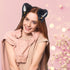 15 Colors Beautiful Masquerade Halloween Cat Ears Cosplay Cat Ear Party Costume Bow Tie Bell Headwear Headband Gorgeous Hair Accessories For Women