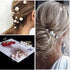 18pcs/lot Big Small Pearl Hair Stick Set  Sweet U Shape Hair Clip Hairpin Wedding Bride Headdress Wedding Hair Accessories for Brides and Bridesmaids