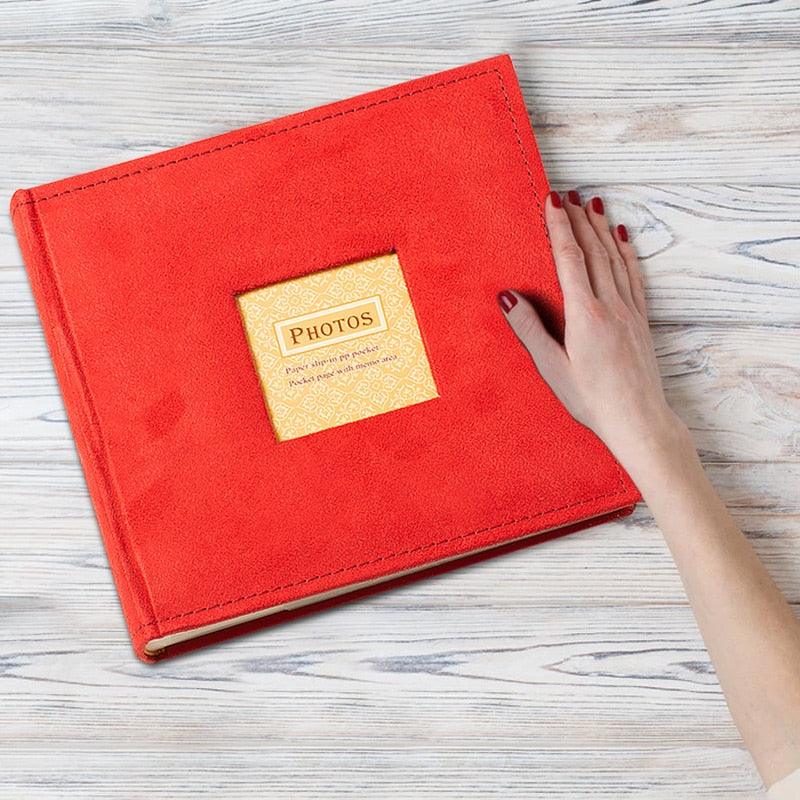 1Pc 4 Colors Holds Photos Slip In Memo Photo Album Family Memory Notebook Picture Albums 200 Photos For Photographs Albums Book  Scrapbook Paper Baby Family Scrapbook Albums