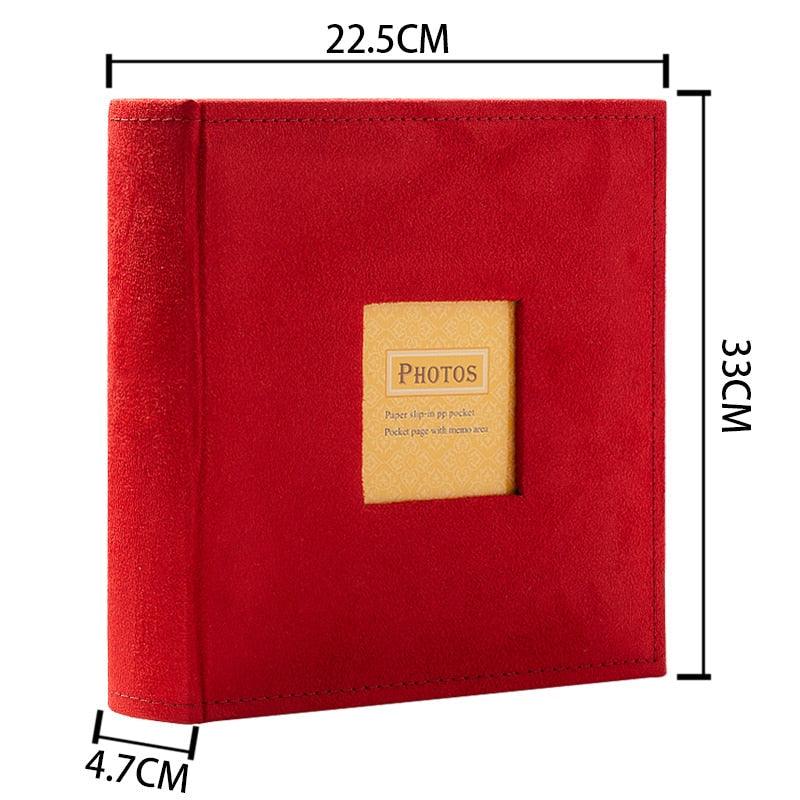 1Pc 4 Colors Holds Photos Slip In Memo Photo Album Family Memory Notebook Picture Albums 200 Photos For Photographs Albums Book  Scrapbook Paper Baby Family Scrapbook Albums