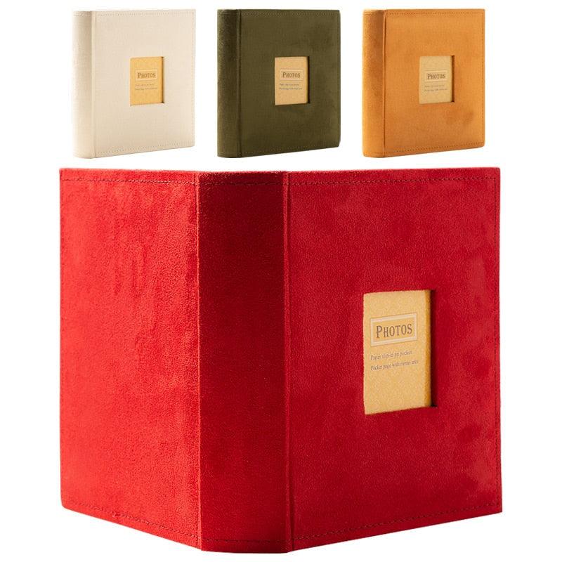 1Pc 4 Colors Holds Photos Slip In Memo Photo Album Family Memory Notebook Picture Albums 200 Photos For Photographs Albums Book  Scrapbook Paper Baby Family Scrapbook Albums