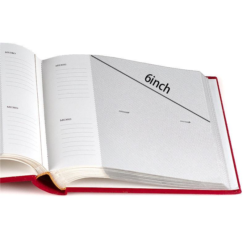 1Pc 4 Colors Holds Photos Slip In Memo Photo Album Family Memory Notebook Picture Albums 200 Photos For Photographs Albums Book  Scrapbook Paper Baby Family Scrapbook Albums