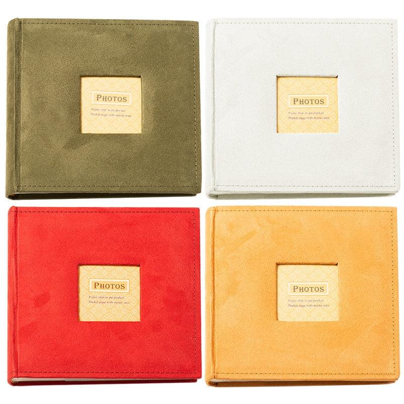 1Pc 4 Colors Holds Photos Slip In Memo Photo Album Family Memory Notebook Picture Albums 200 Photos For Photographs Albums Book  Scrapbook Paper Baby Family Scrapbook Albums