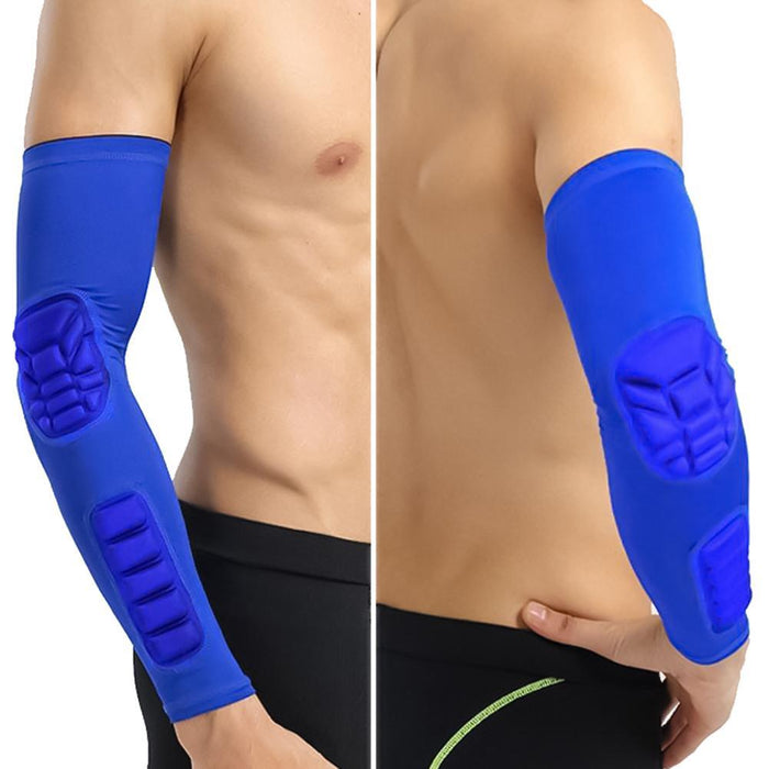 1Pc Arm Sleeve Armband Elbow Sport Basketball Football Anti-Slip Anti-Collision Support Elastic Protective Pad Arm Guard Padded Compression Arm Sleeve With Protection Elbow One Piece Comfortable Arm Cover