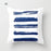 1pc Blue Geometric Landscape Pillowcase Waist Throw Cushion Cover Sofa Printed Navy Blue Throw Pillow Covers Sea Texture Cushion Cover Elegant Decor Square Pillows Covers Car Home Decor 45x45CM