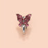 1Pc Crystal Butterfly Fake Nose Ring Non Piercing Clip On Nose Ring Indian Style Nose Cuff Fake Piercing Septum Goth Butterfly Copper Wire Spiral Fake Piercing Nose Ring Punk Gold Color Clip Nose Ring Jewelry Fake Piercings Gold Fake Nose Ring for Women