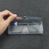 1pc Transparent Sunglasses Case Plastic Glasses Box Clear Plastic Prints Glasses Case Clear Color Plastic Transparent Eyeglass Reading Glass Case For Men Women