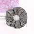 1PC Vintage Scrunchie Stretch Headband Dot Plaid Scrunchies Women Elastic Hair Bands Girls Hair Ties Striped Ponytail Holder Accessories for Women