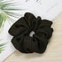 1PC Vintage Scrunchie Stretch Headband Dot Plaid Scrunchies Women Elastic Hair Bands Girls Hair Ties Striped Ponytail Holder Accessories for Women