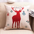 1Pcs Happy New Year Christmas Decorations Pillows Cover Merry Christmas Throw Cushion Covers Tree Reindeer Star Pillow Case For Party Home Decoration 45x45CM