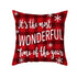 1Pcs Happy New Year Christmas Decorations Pillows Cover Merry Christmas Throw Cushion Covers Tree Reindeer Star Pillow Case For Party Home Decoration 45x45CM