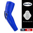 1Piece Sports Elbow Support Pads Breathable Arm Compression Shield Shape Crash Proof Elbow Pads Arm Sleeve Compression Sleeve For Outdoor Sports Running Basketball Football Volleyball Arm Cover