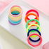 1Set 4cm Girls Cute Colorful Elastic Hair Bands Children Lovely Ponytail Holder Scrunchies Hair Ties Headbands Fashion Hairgrips Accessories For Party