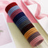 1Set 4cm Girls Cute Colorful Elastic Hair Bands Children Lovely Ponytail Holder Scrunchies Hair Ties Headbands Fashion Hairgrips Accessories For Party